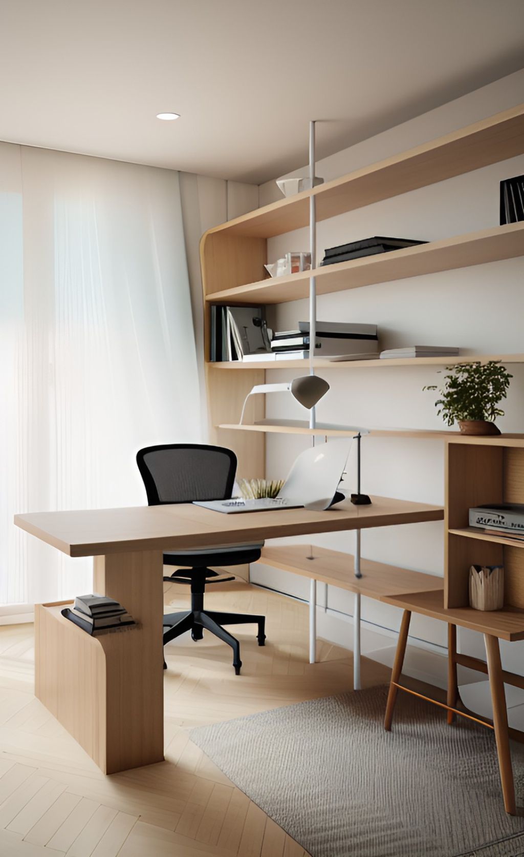 desain ruang kantor pulo gadung - jakarta timur ( design office interior minimalist )