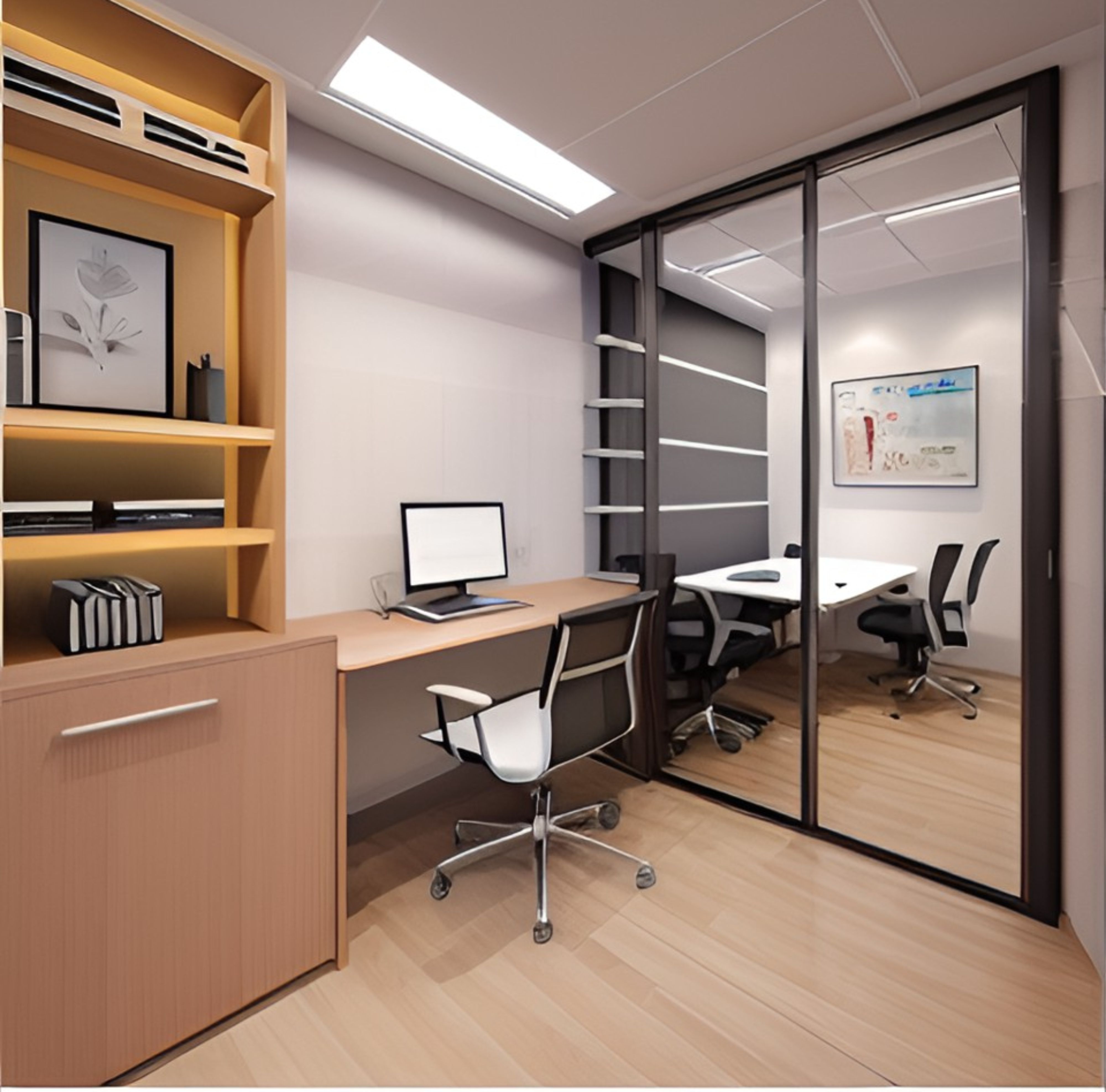 Wujudkan Kantor anda bersama pemenang Best in Indonesia The Winner Choice 2022, proses cepat, mudah, bergaransi. Jasa interior kantor dan Office Kebon Jeruk ( design office interior minimalist )