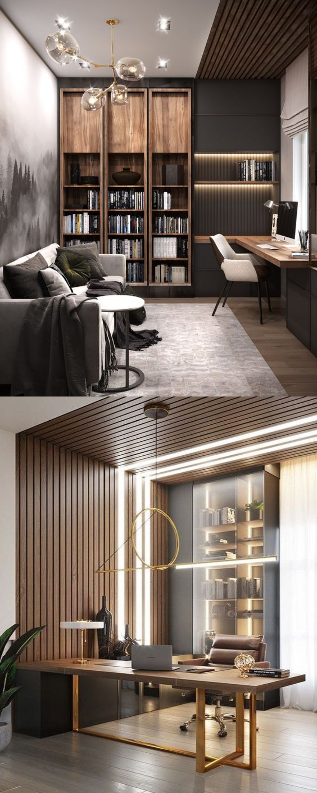 design interior kantor modern design interior kantor modern warna hitam wood kayu dark elegant