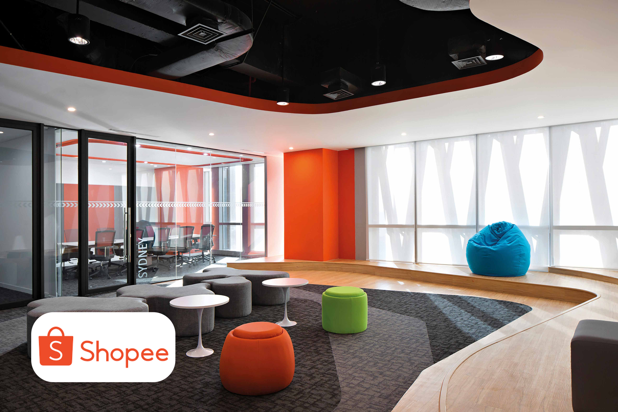 design interior kantor Shopee - Jakarta Design Interior kantor Shopee - Jakarta menggunakan design interior scandinavian