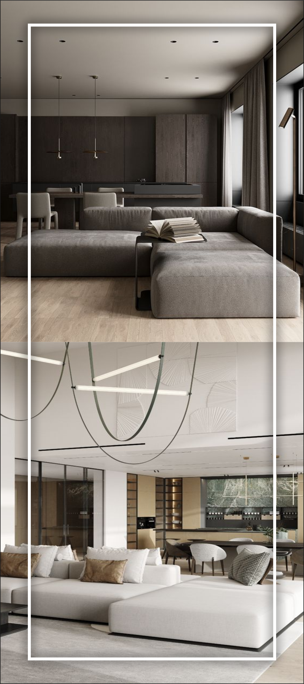 design interior livingroom ruang tamu Modern Minimalis BSD contoh design interior modern minimalist livingroom ruang tamu di BSD - serpong